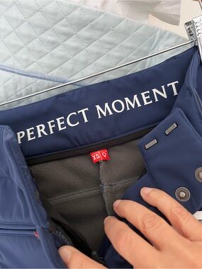 NWT Perfect Moment Women’s Aurora Skinny Ski Pants, Navy, XS, original tags